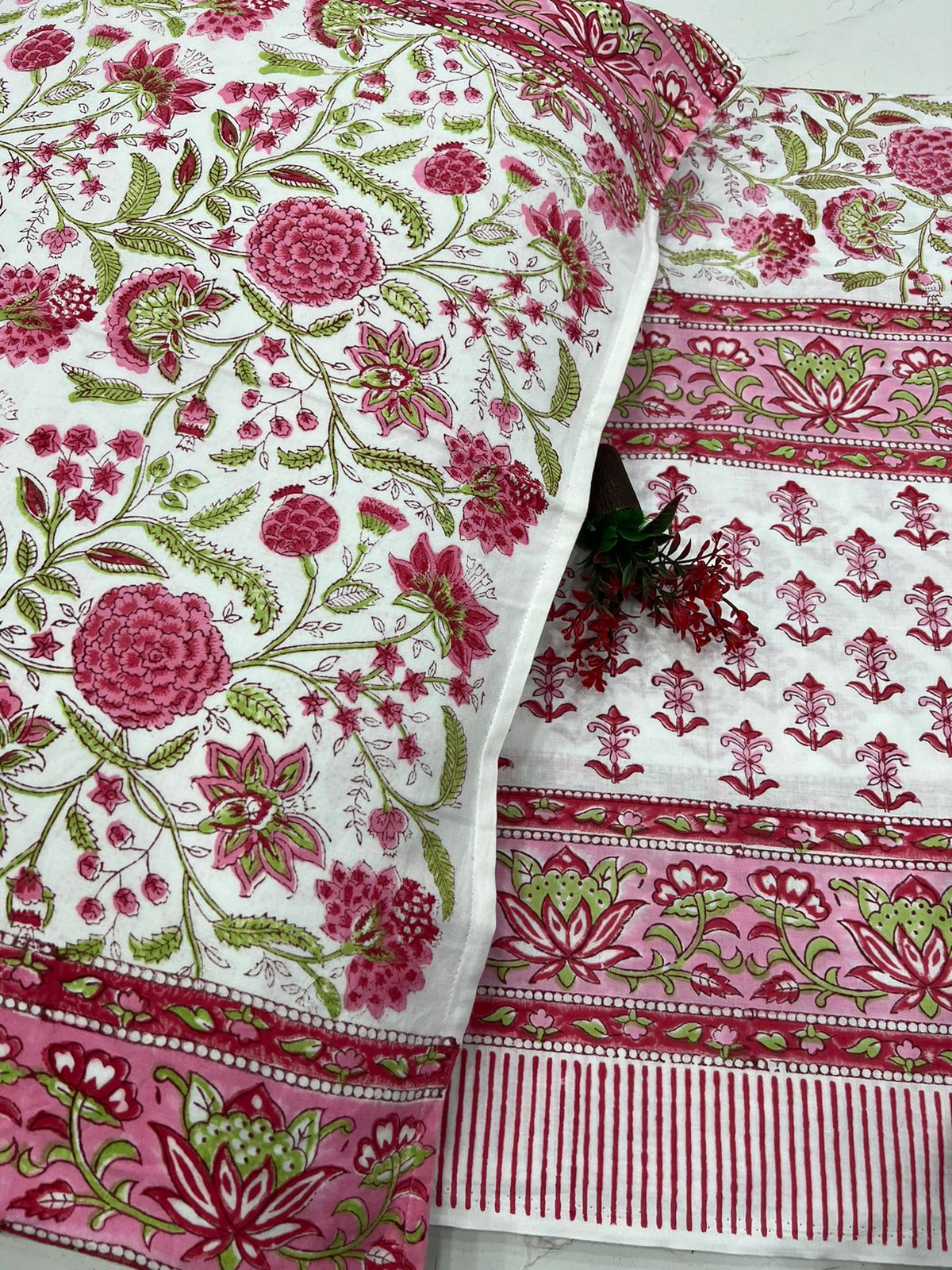 Hand Block Print Bedsheet