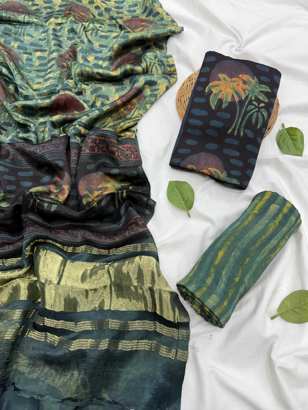 Modal Silk Suit Set .