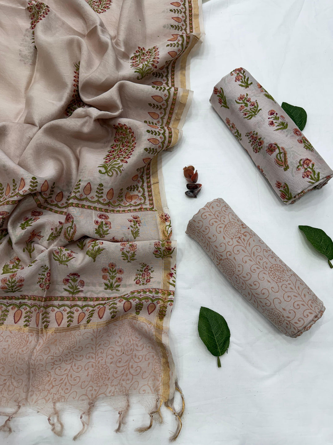 Chanderi Silk Suit Set