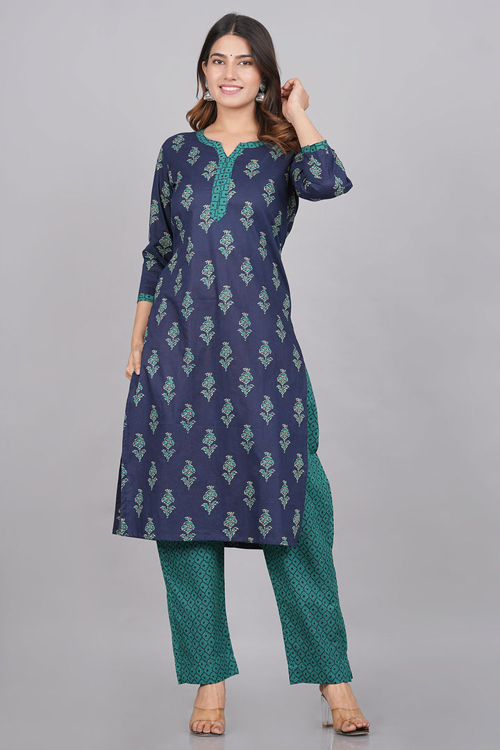 Stitched Kurti Pant Set