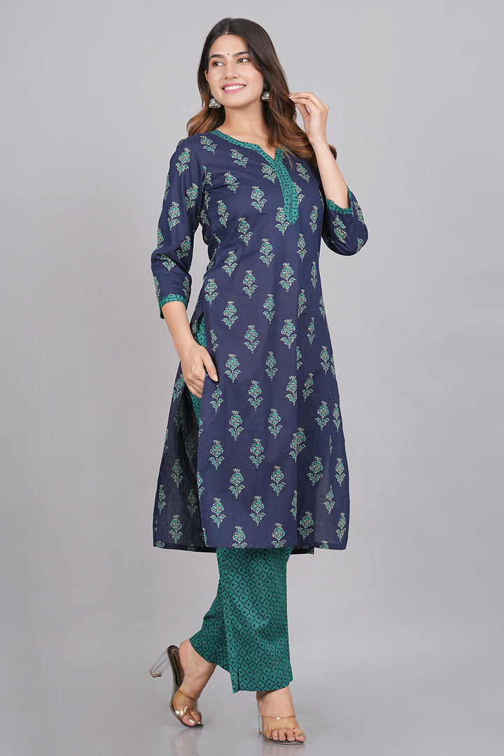 Stitched Kurti Pant Set