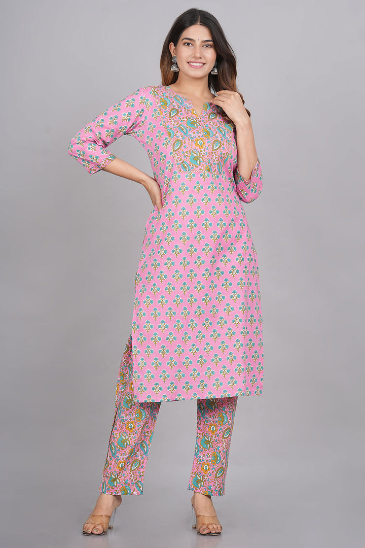 Stitched Kurti Pant Set