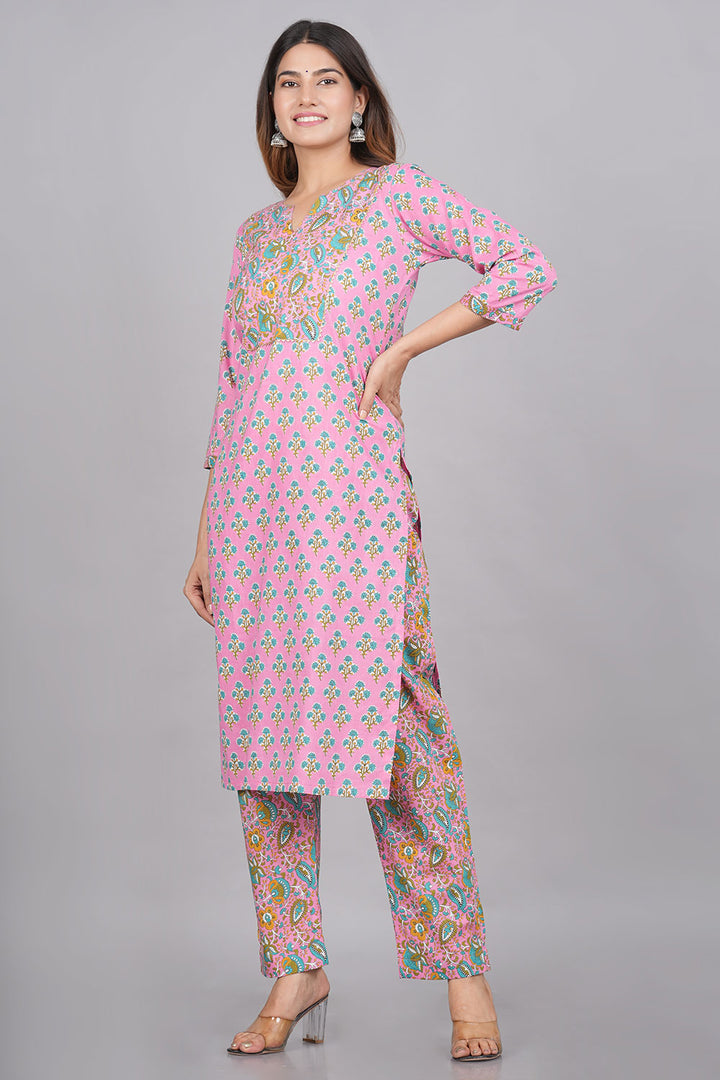 Stitched Kurti Pant Set