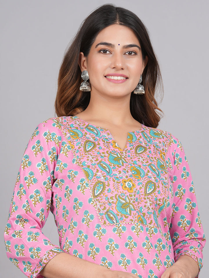 Stitched Kurti Pant Set