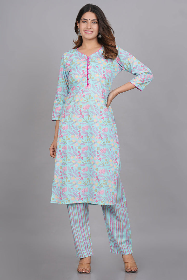 Stitched Kurti Pant Set