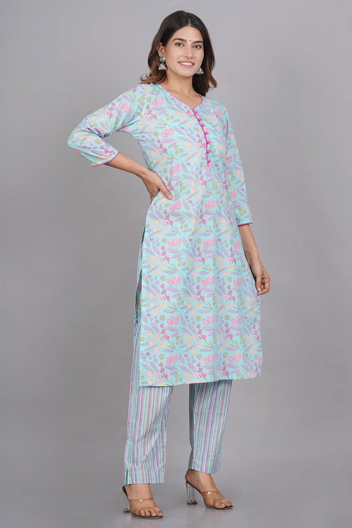 Stitched Kurti Pant Set