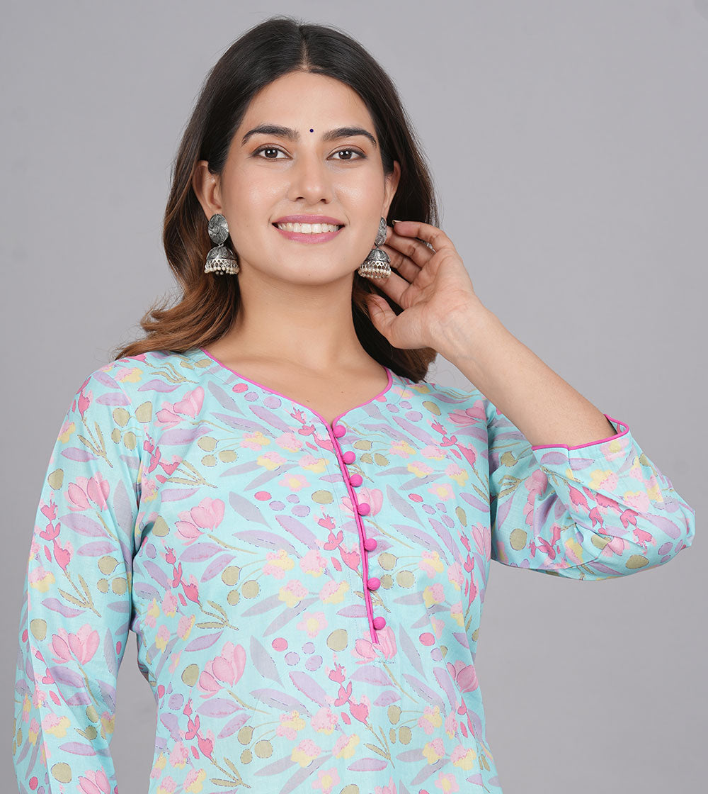 Stitched Kurti Pant Set