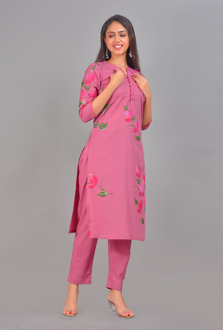 Stitched Kurti Pant Set