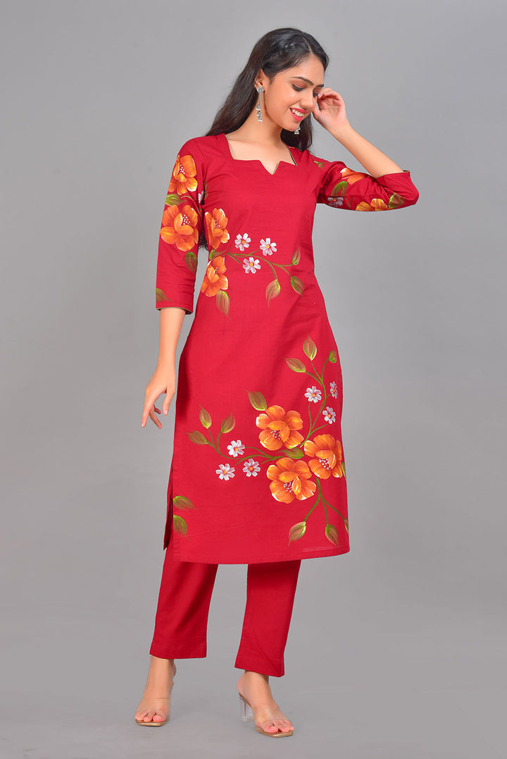 Stitched Kurti Pant Set