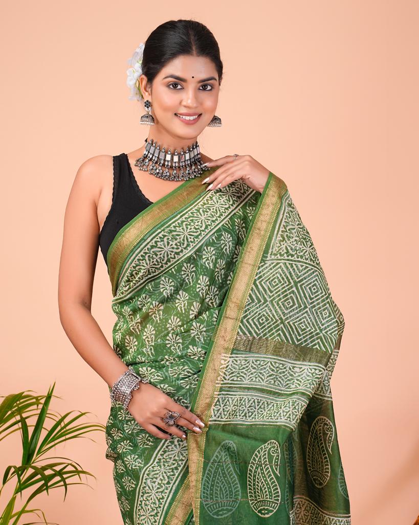 Maheshwari Silk Saree