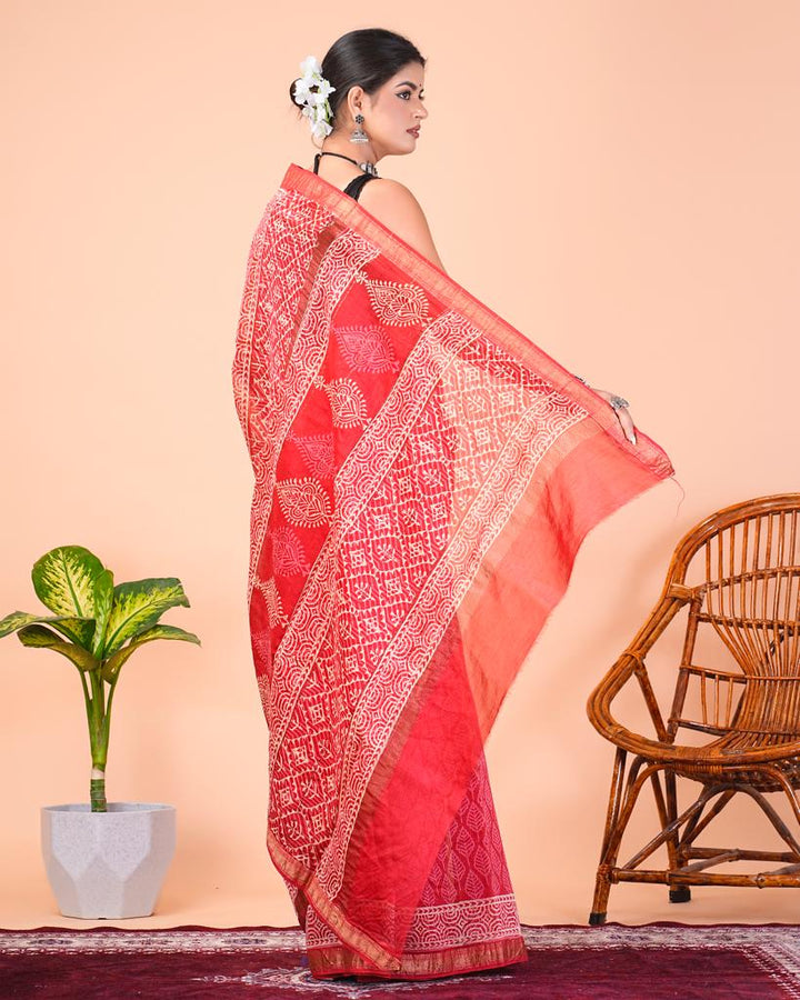 Maheshwari silk saree