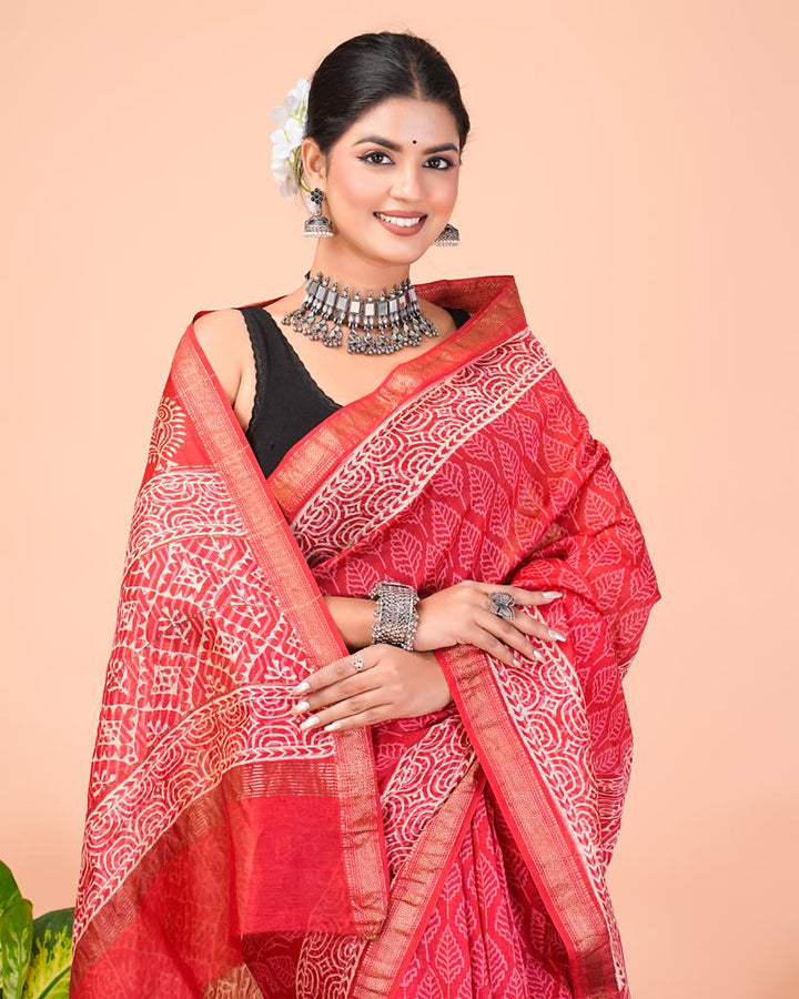 Maheshwari silk saree