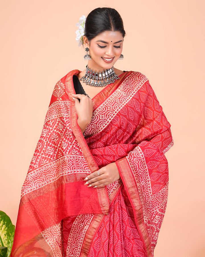 Maheshwari silk saree