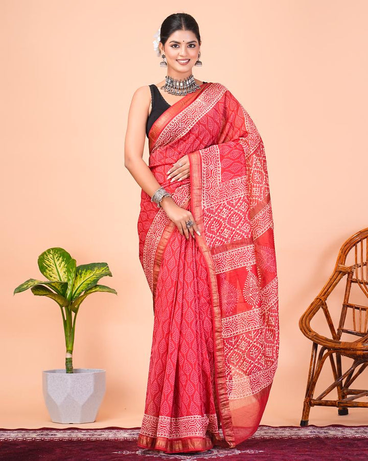 Maheshwari silk saree