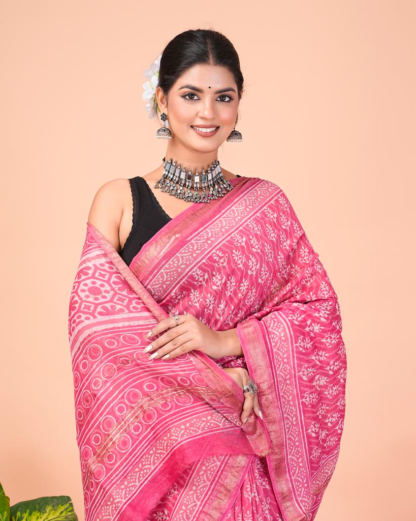 Maheshwari Silk Saree