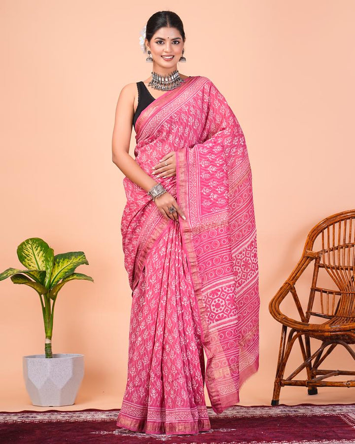 Maheshwari Silk Saree