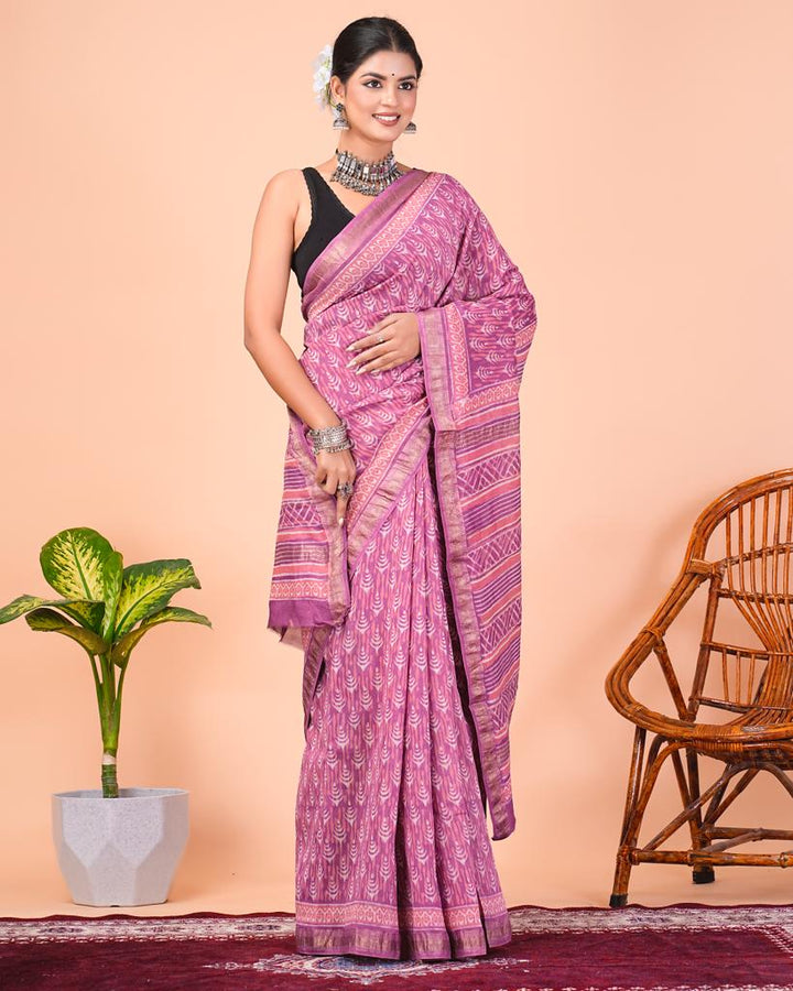 Maheshwari Silk Saree