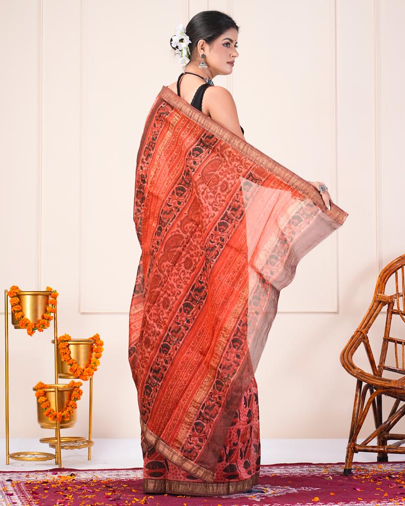 Maheshwari Silk Saree