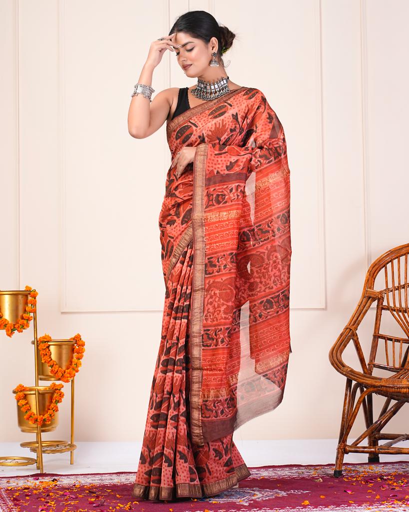 Maheshwari Silk Saree