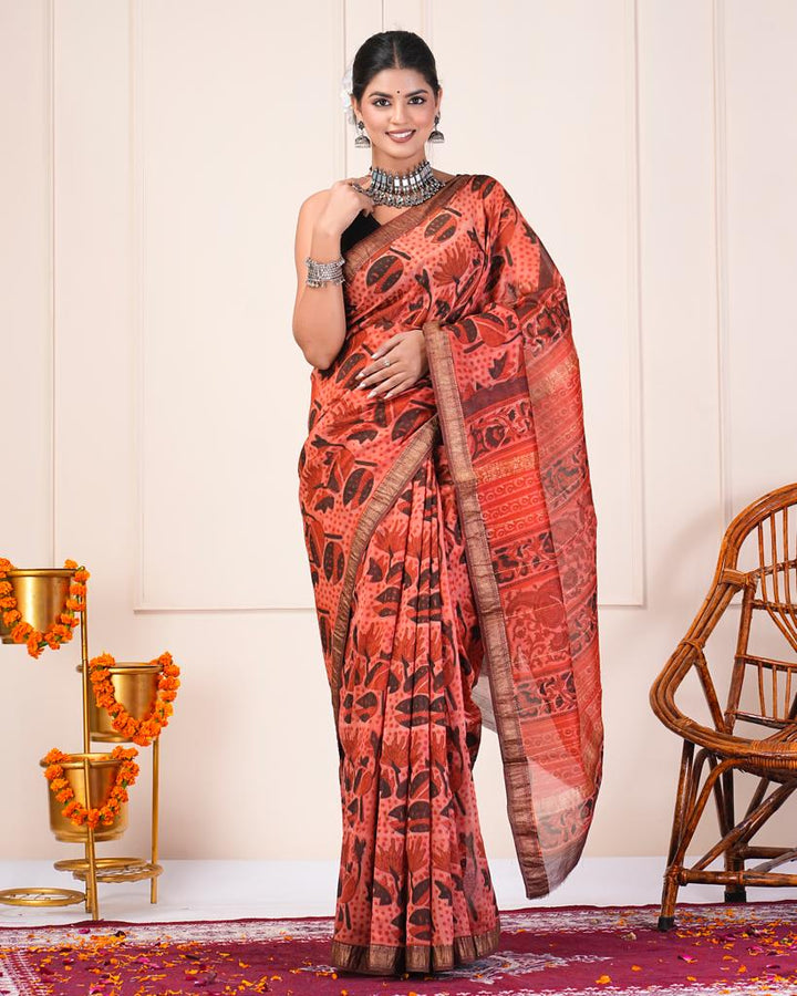 Maheshwari Silk Saree