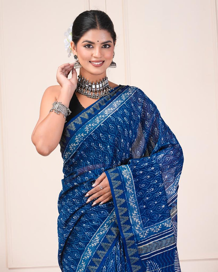 Maheshwari Silk Saree