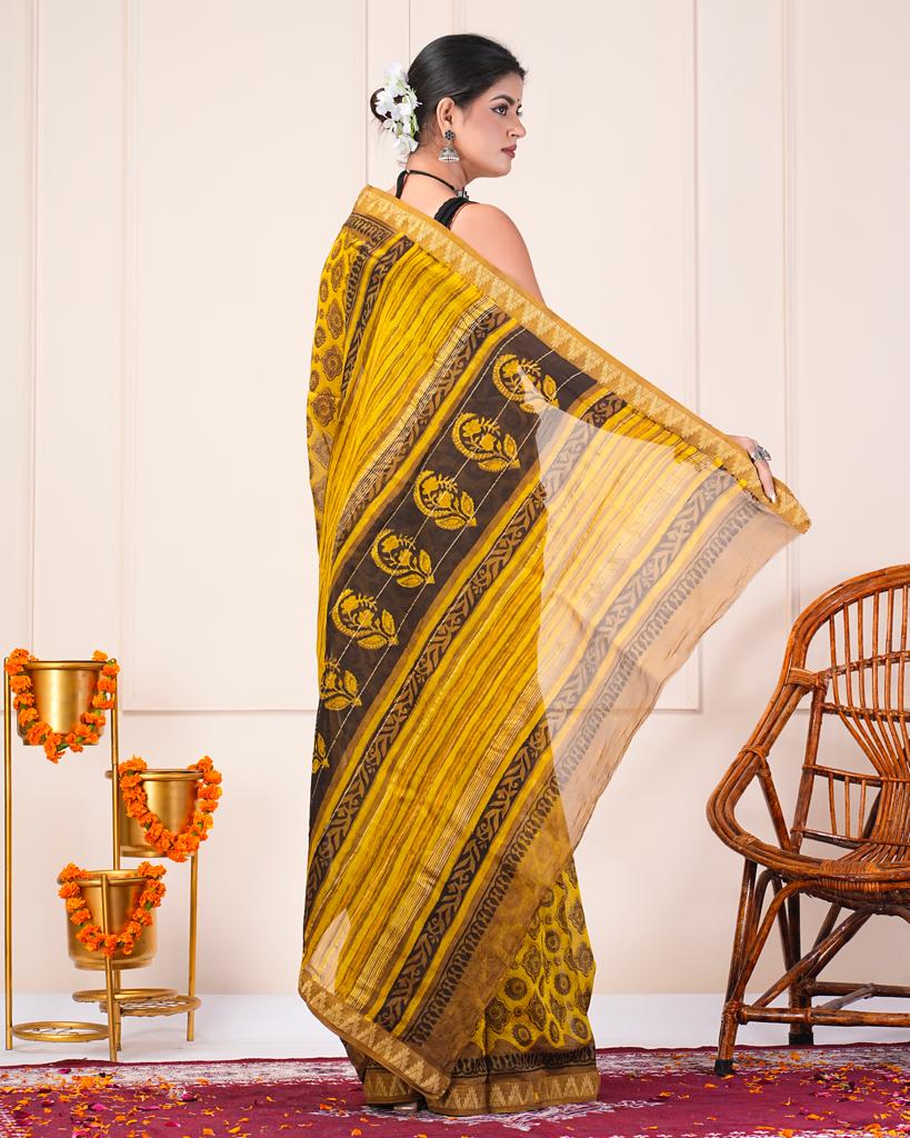 Maheshwari Silk Saree