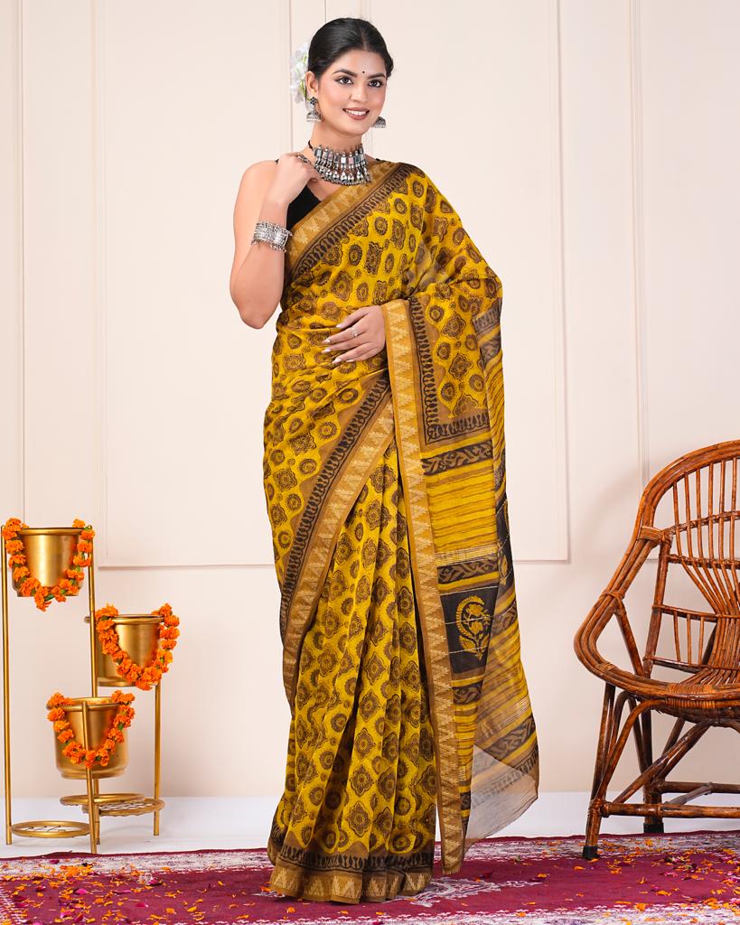 Maheshwari Silk Saree