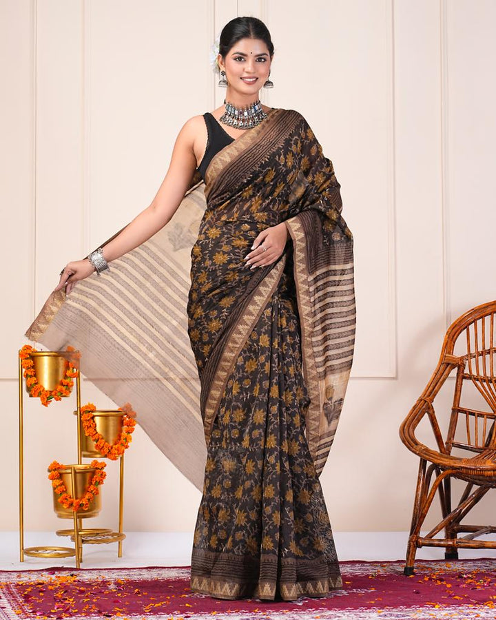 Maheshwari Silk Saree