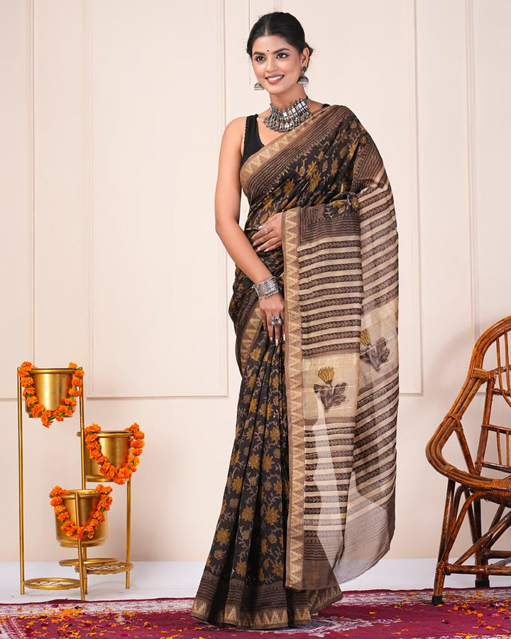 Maheshwari Silk Saree