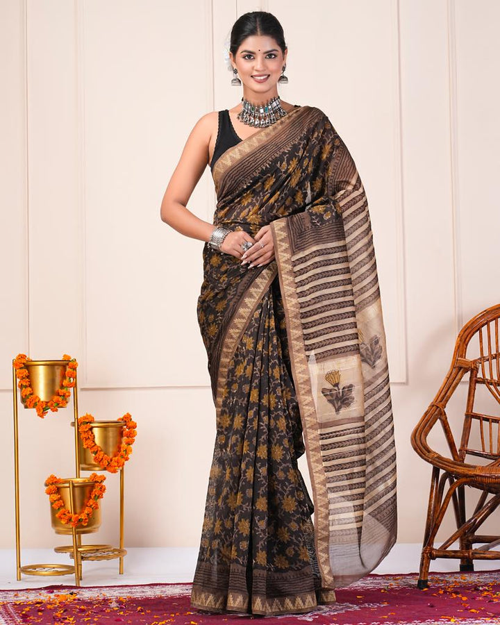 Maheshwari Silk Saree