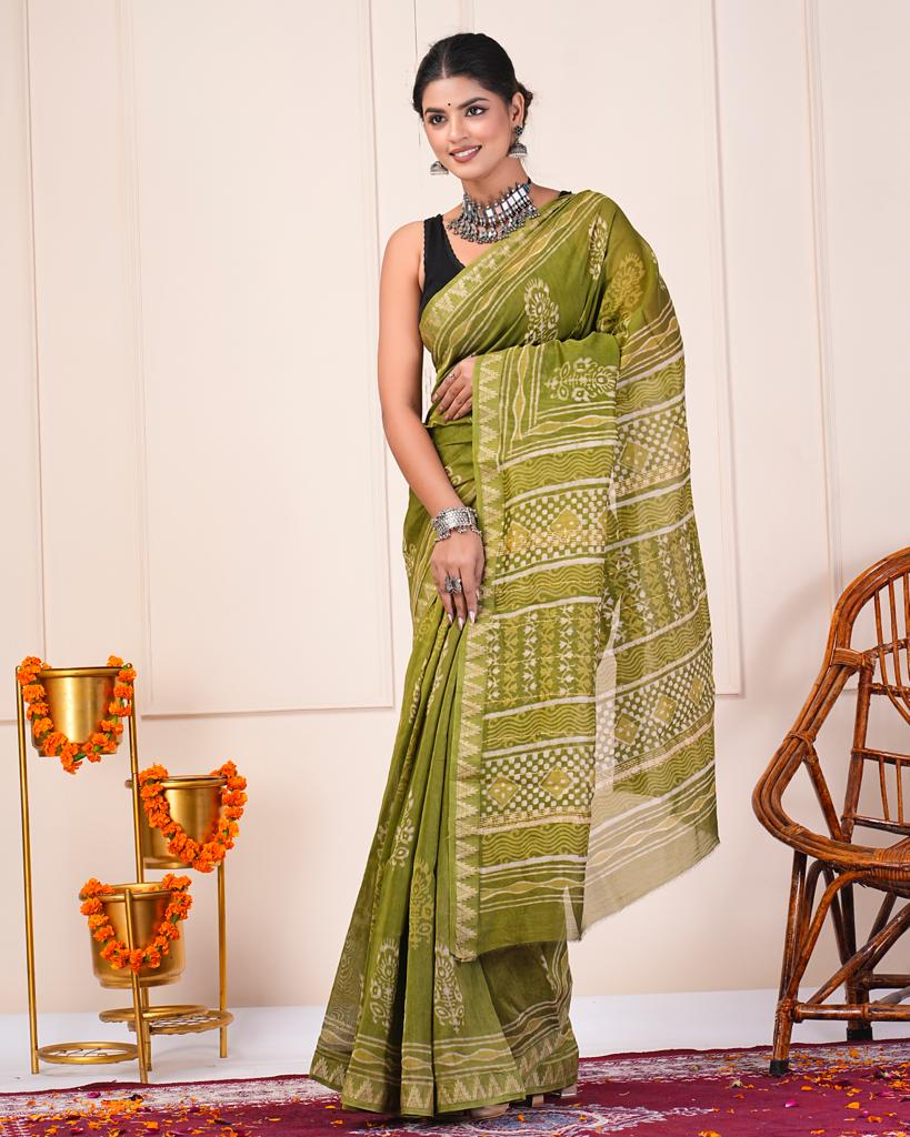 Maheshwari Silk Saree