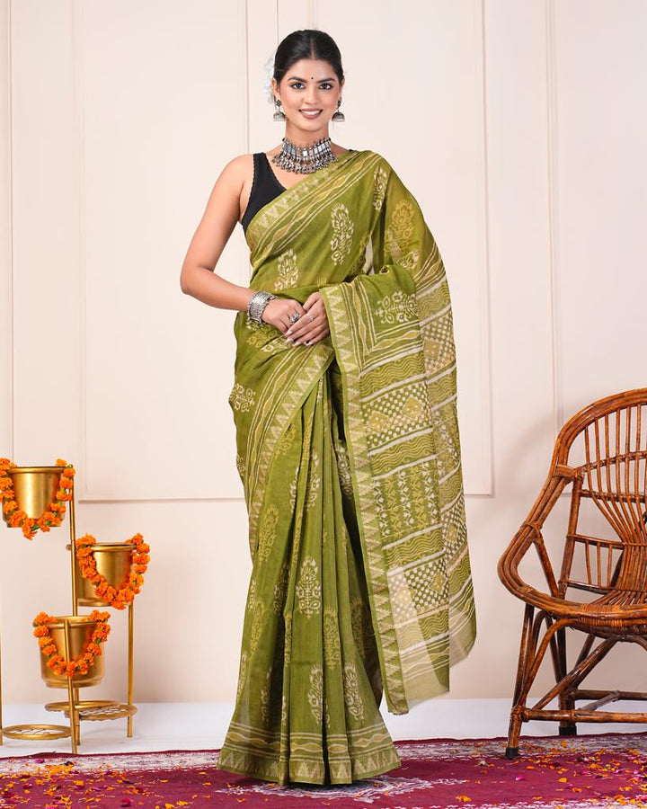 Maheshwari Silk Saree