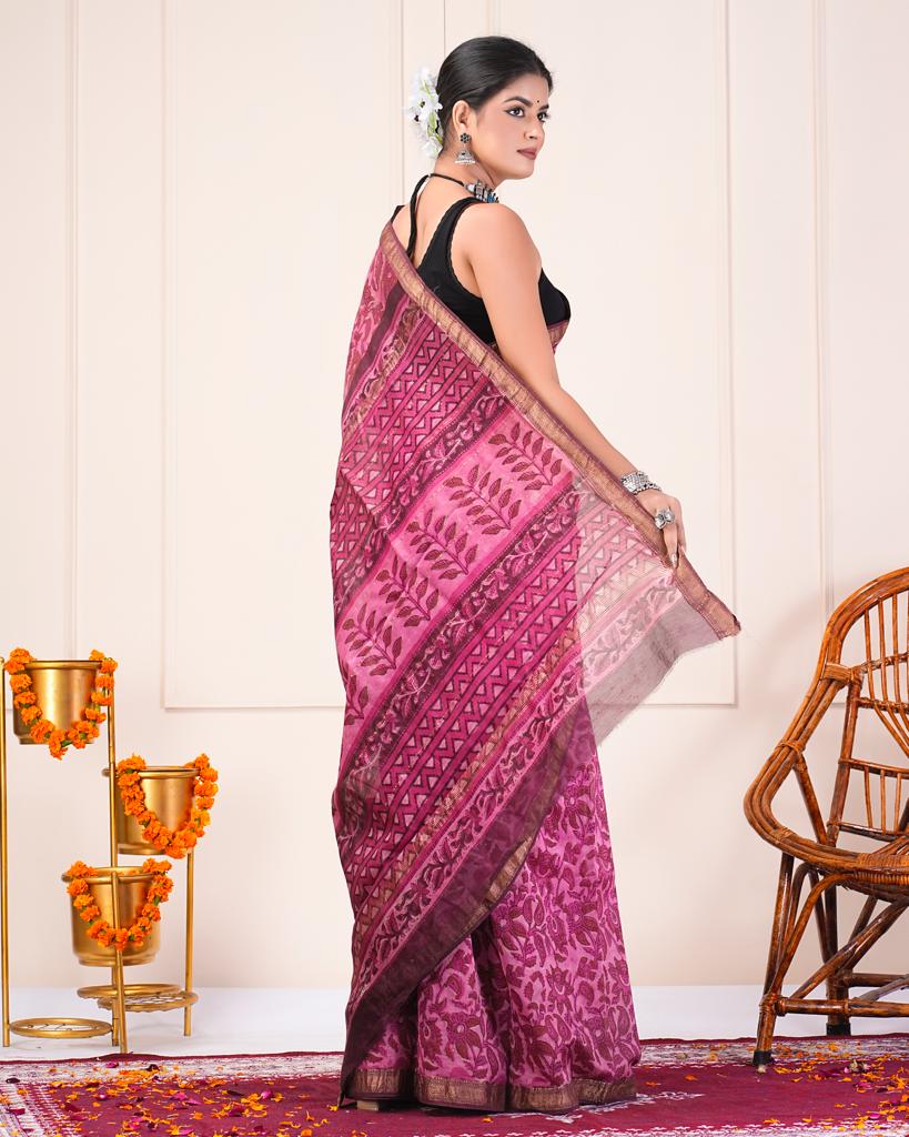 Maheshwari Silk Saree