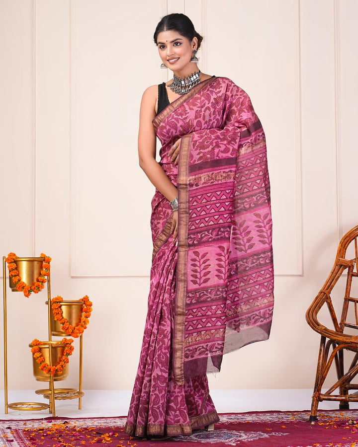 Maheshwari Silk Saree