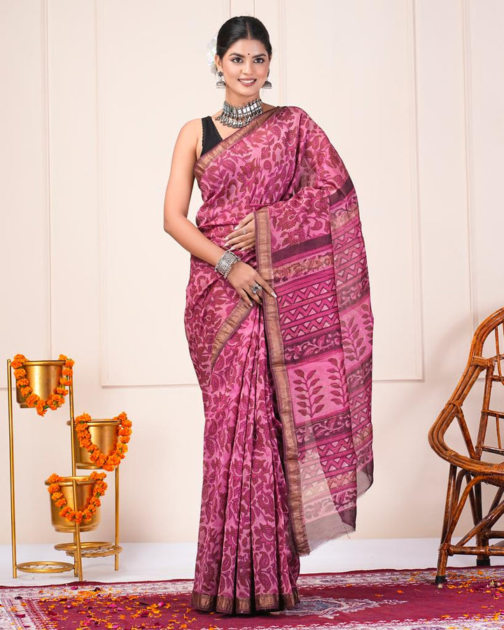 Maheshwari Silk Saree