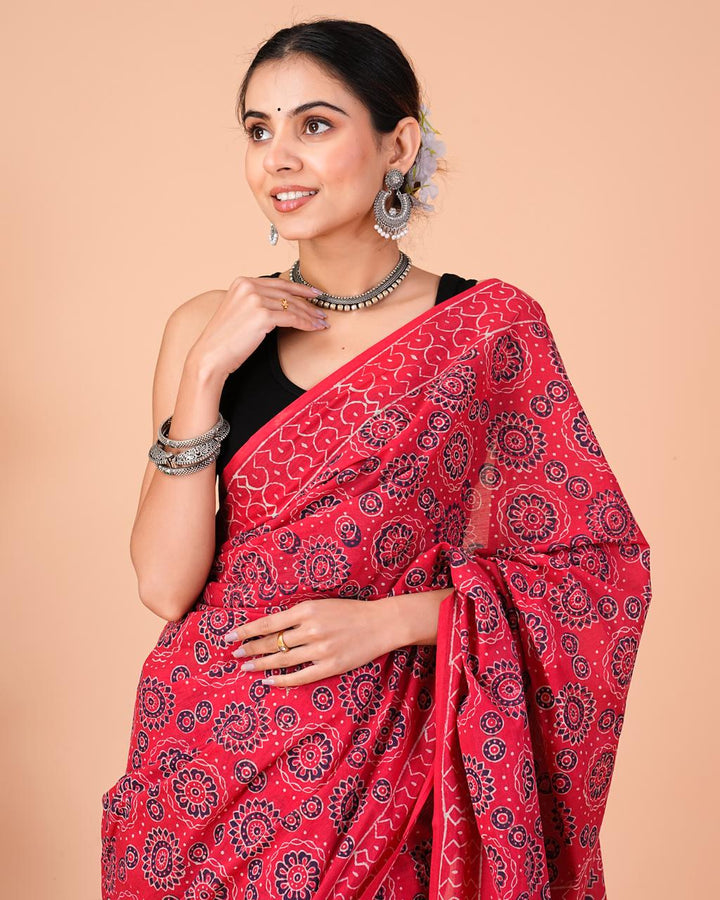 Printed Cotton Saree