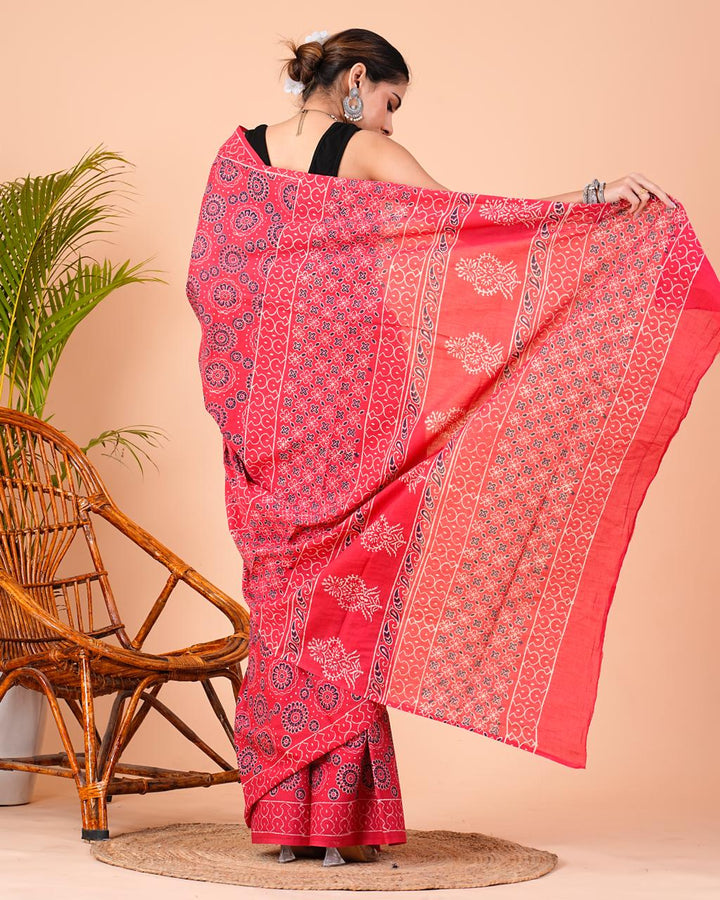 Printed Cotton Saree