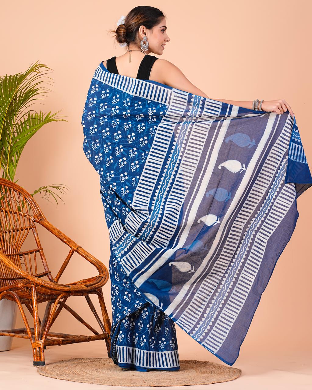 Printed Cotton Saree