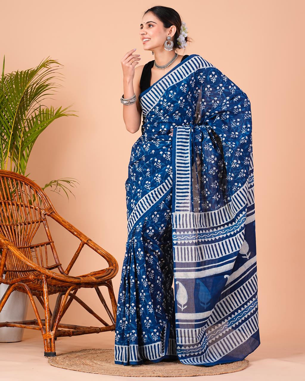 Printed Cotton Saree