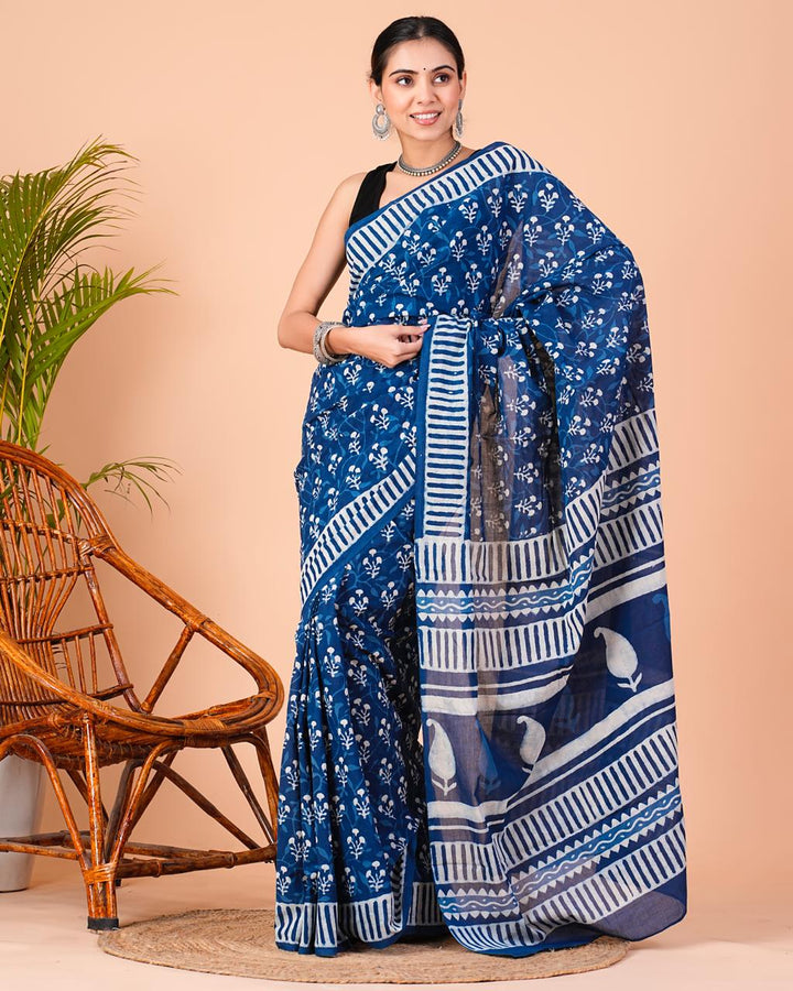 Printed Cotton Saree