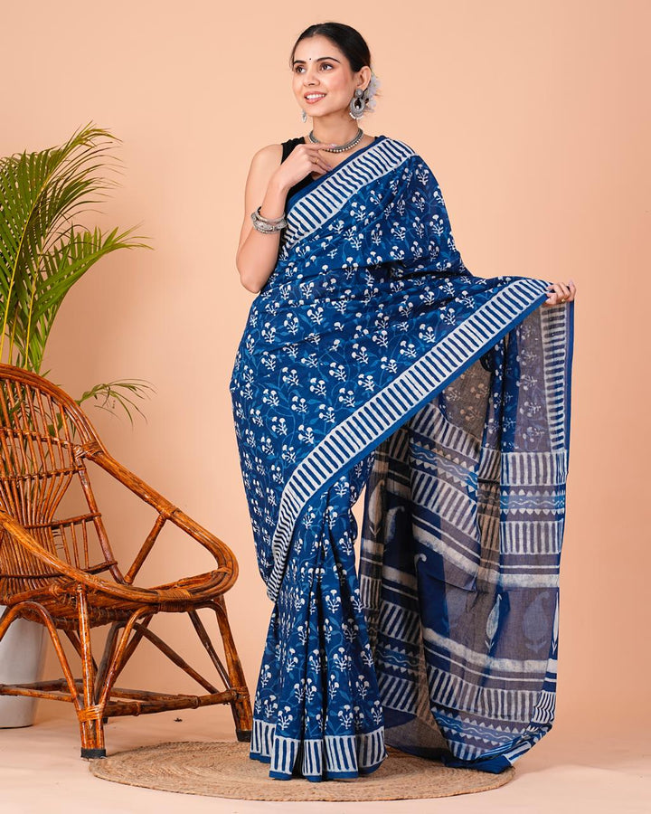 Printed Cotton Saree