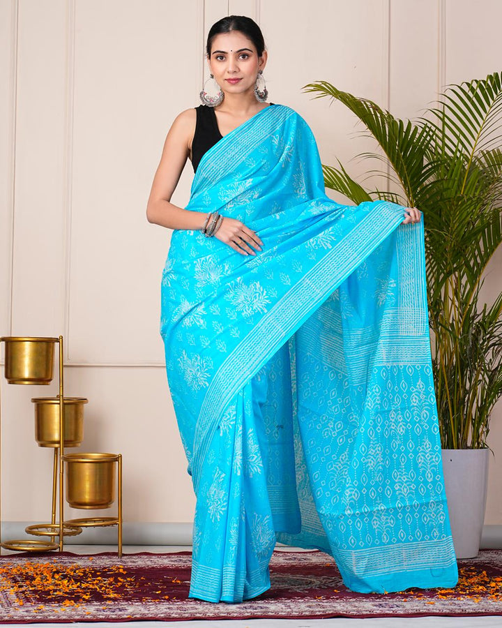 Printed Cotton Saree