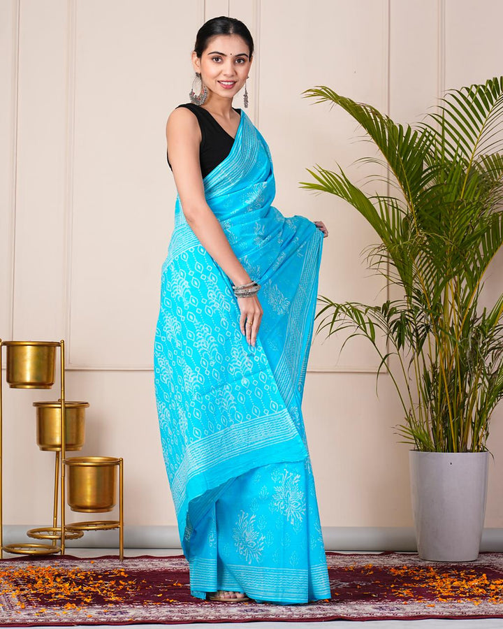 Printed Cotton Saree