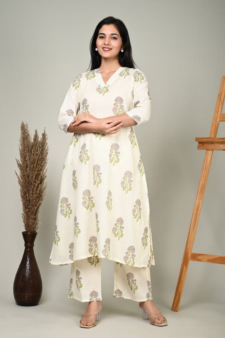 Printed Kurti Pain Set