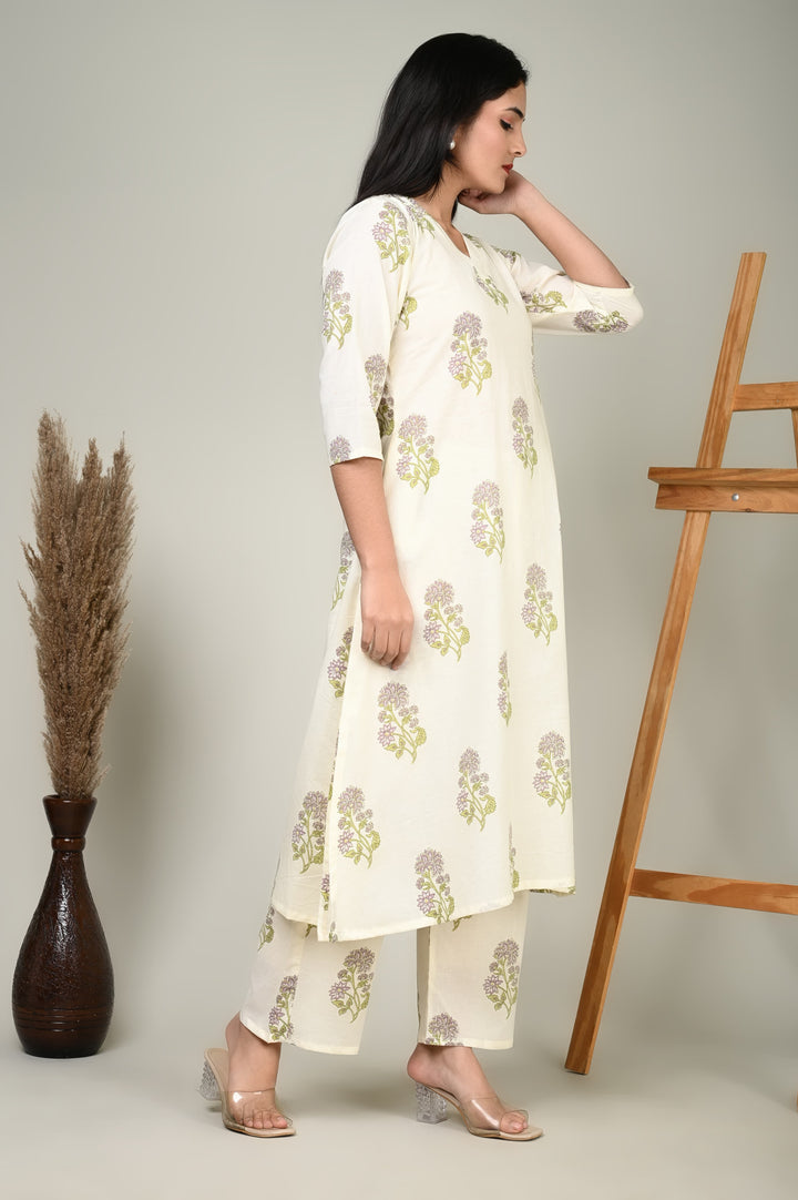 Printed Kurti Pain Set