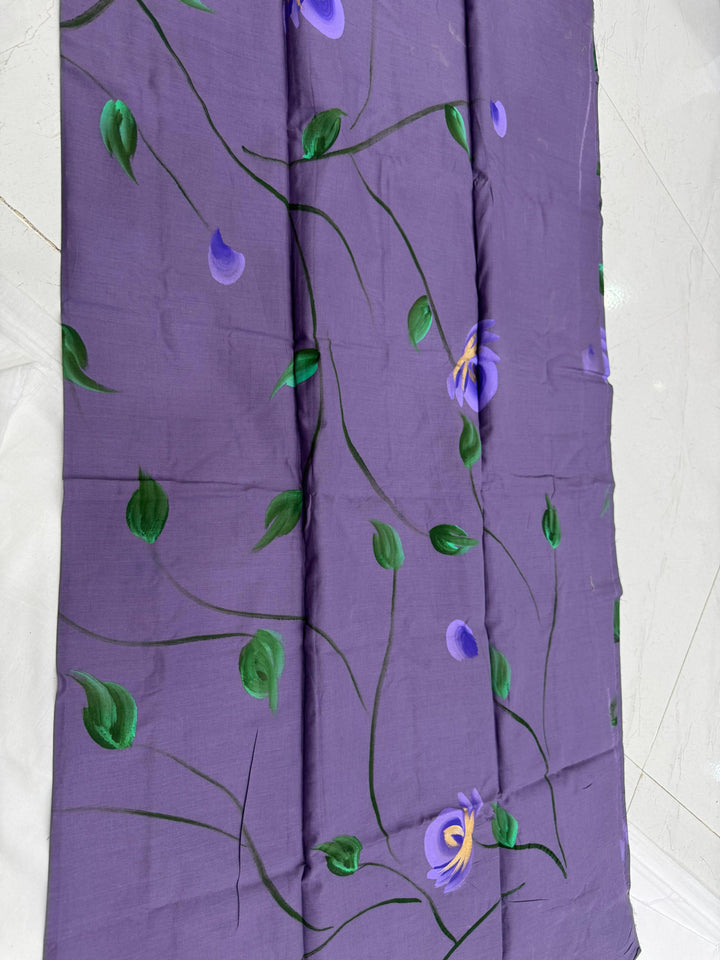 Cotton Suit With Chiffon Dupatta