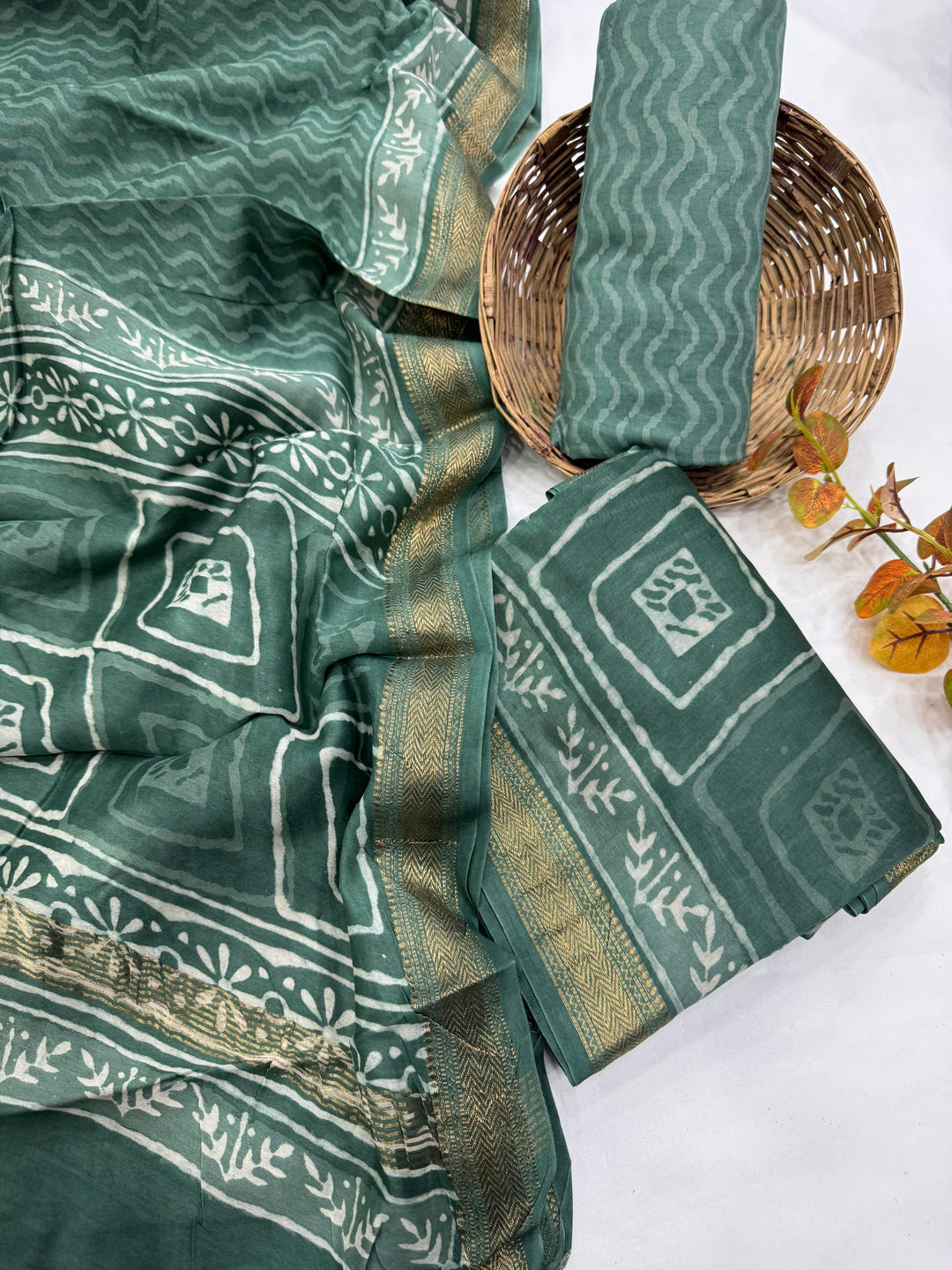 Maheshwari Silk Suit