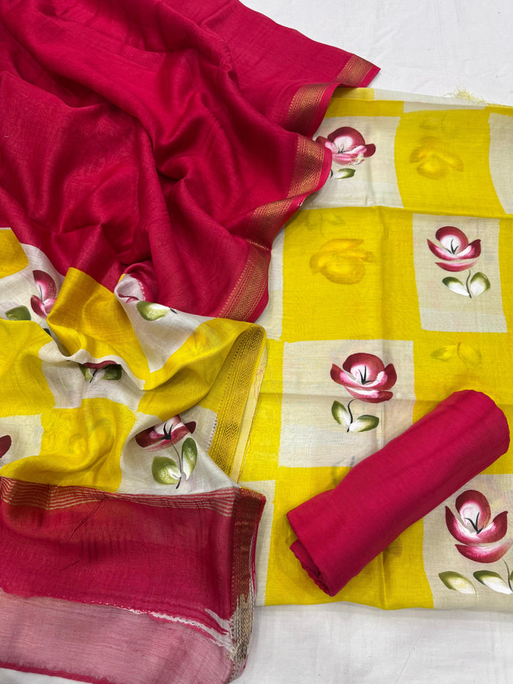 Maheshwari Silk Suit