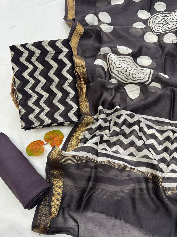 Maheshwari Silk Suit