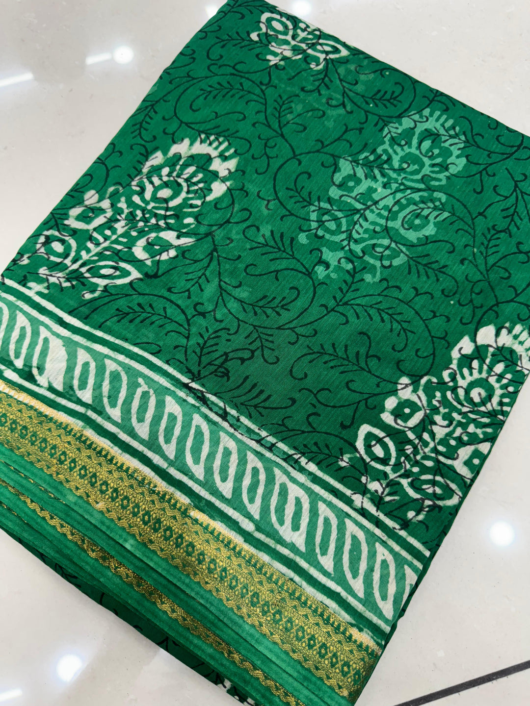 Hastkala Maheshwari silk saree